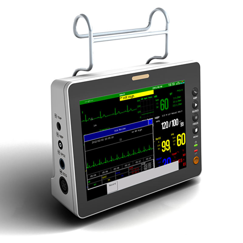 MN-PM003 New vital signs monitor multi-parameter ECG monitor with touch screen