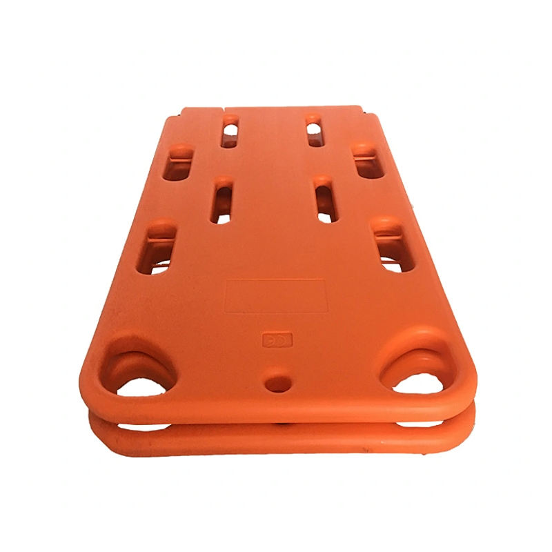 MN-AS032  Two Folding Stretcher Plastic Stretcher Spine Board Stretcher to Handle Patients