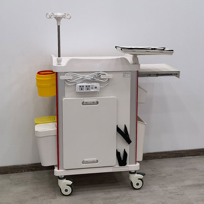 MN-MEGA   Customized Multi Function Emergency Medical Trolley Hospital with Drawers
