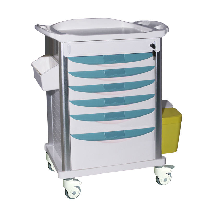 MN-DC005 Hospital Furniture  Medicine Trolley Clinic Use Drug Cart