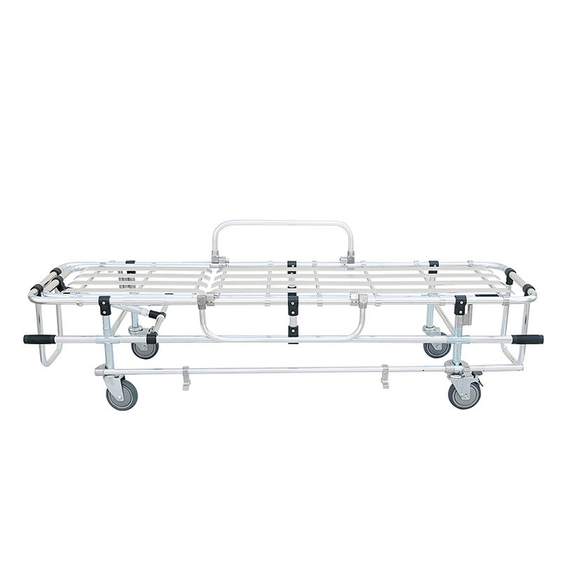 MN-AS007-1  Hospital Equipment Folding First Aid Ambulance Stretcher Transport Patent Trolley