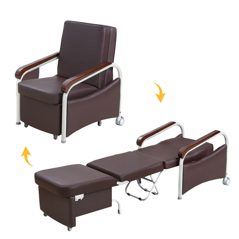 MN-PHY006 Accompany Chair Folding Chair Cum Bed