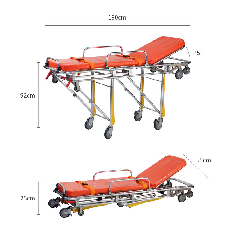 MN-AS008 Fixed Height MRI Stretcher
