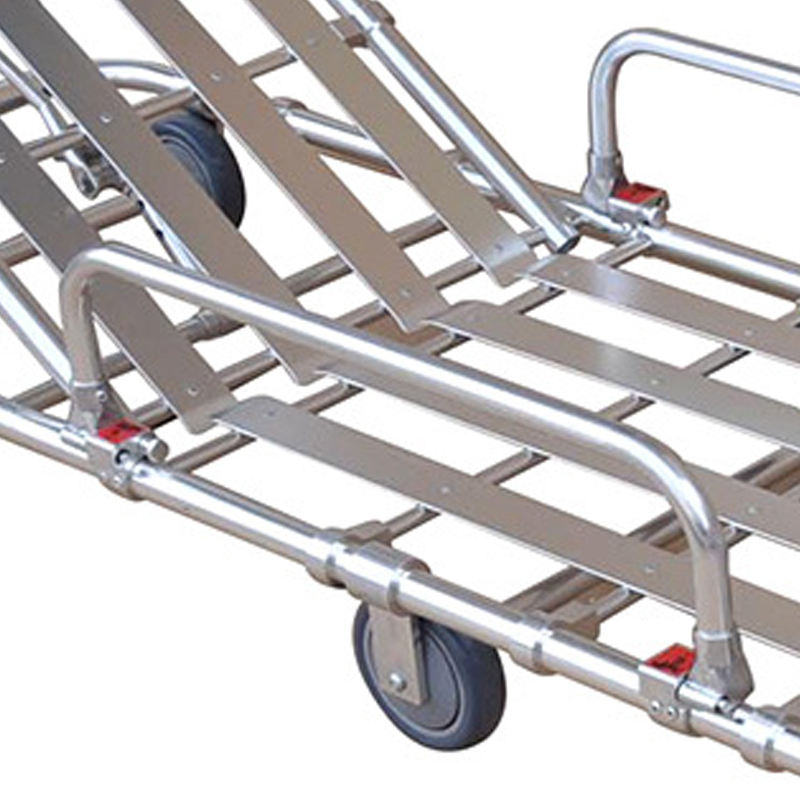 MN-AS006  Manual Ambulance Stretcher Patient Emergency Transfer Trolley With Good Price