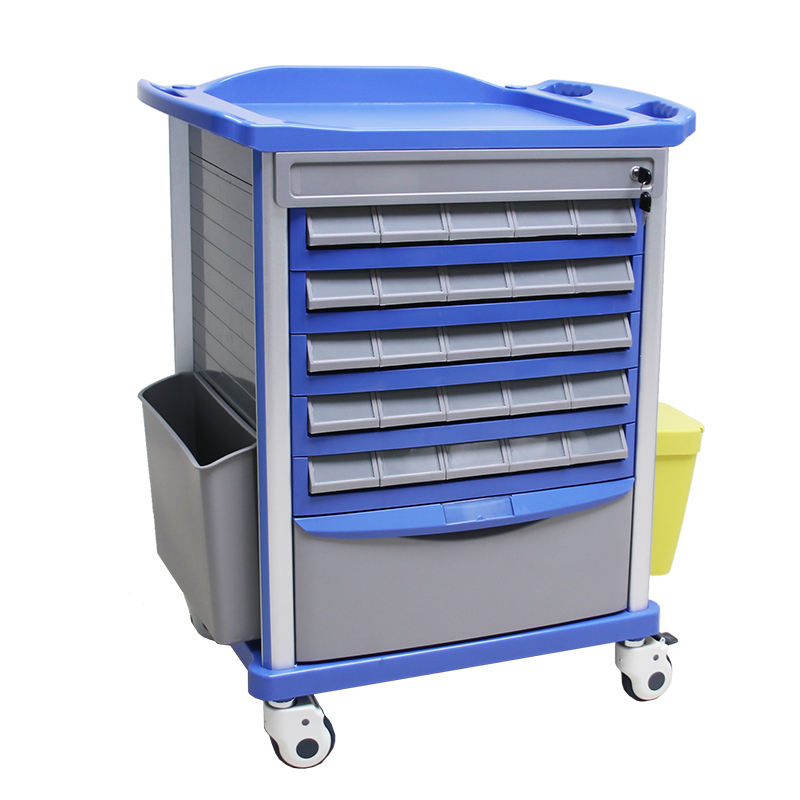 MN-DC003 Cheap Price Medical Medicine Trolley Emergency  Drug Cart