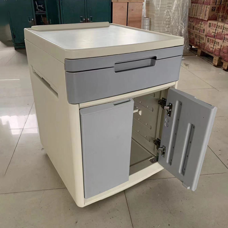 MN-BL002 Best price Hospital Nightstand ABS Bed Cabinet