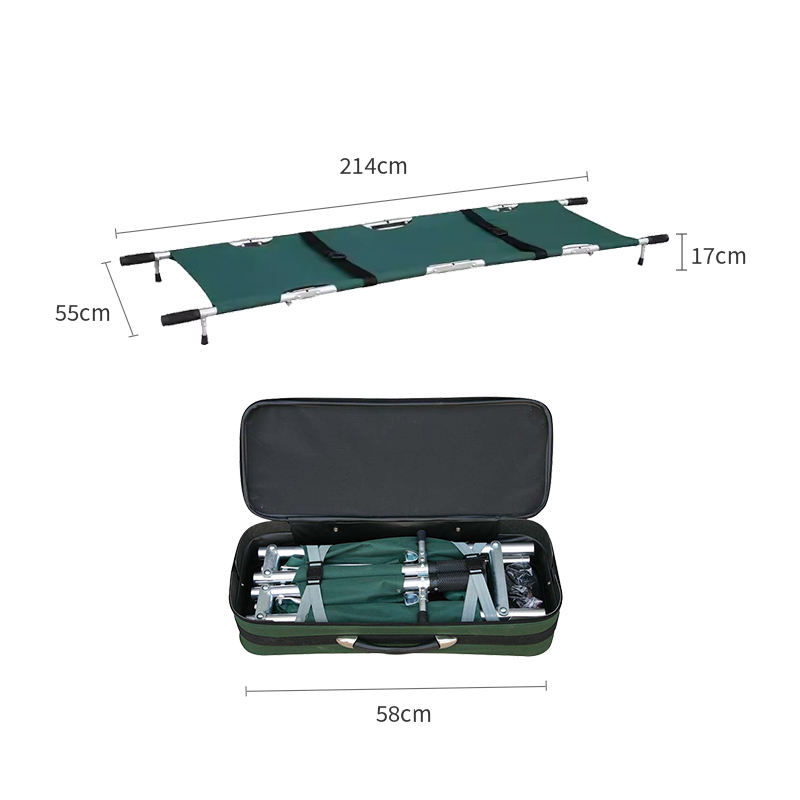MN-AS024 Medical Furniture Emergency Medical Fold Stretcher