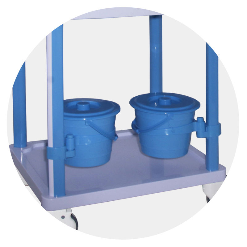 MN-TC002 Hospital Emergency Medical Trolley Plastic Dressing Cart