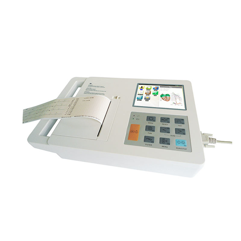 MN-ECG002 Standard 12 Lead ECG  Machine 6 Channel Electrocardiograph With 4.3 Inch Touch Screen