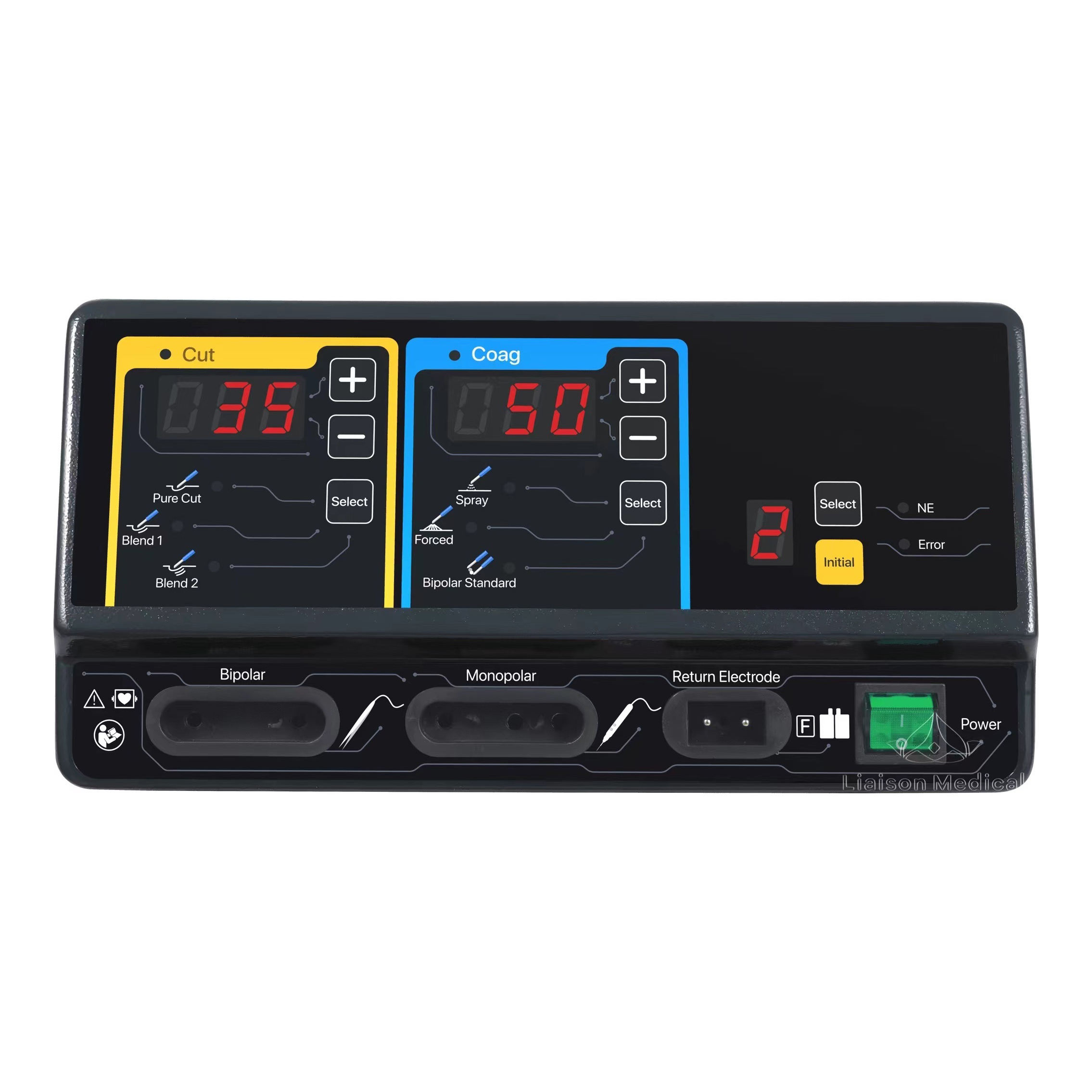 MN-DM100V Good price surgery electrosurgical unit  bipolar diathermy machine price