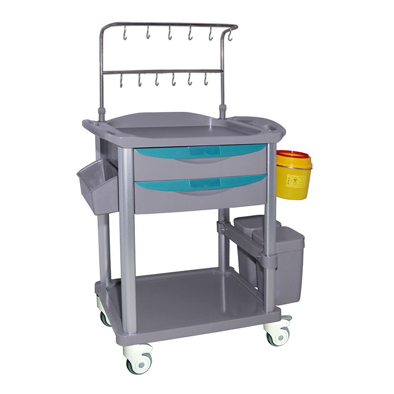 MN-IC004 Wholesale Hospital Medicine Cart with Infusion Hooks