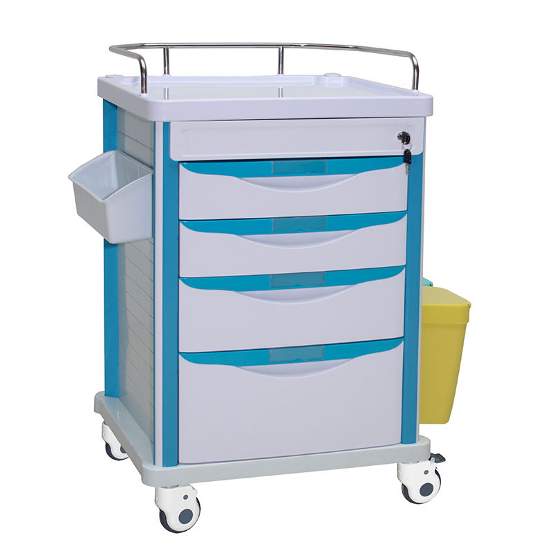 MN-DC002 Medical hospital cart with drawer medicine delivery cart