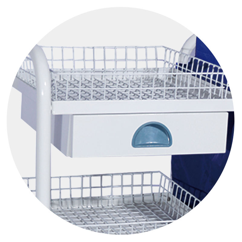 MN-LT008 Hospital Linen Trolley for Dirty Clothes Medical Trash Cart