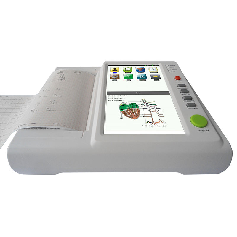 MN-ECG003 	Portable 12 Lead ECG Machine Digital 12 Channel Electrocardiograph Hot Selling For Hospital