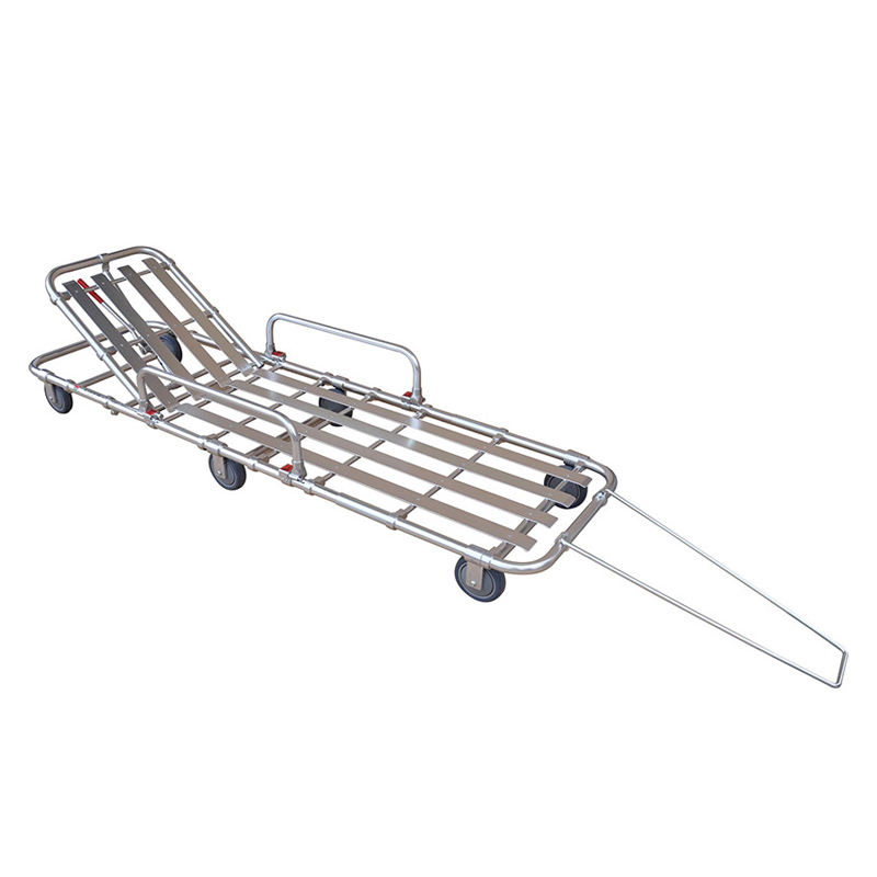 MN-AS006  Manual Ambulance Stretcher Patient Emergency Transfer Trolley With Good Price