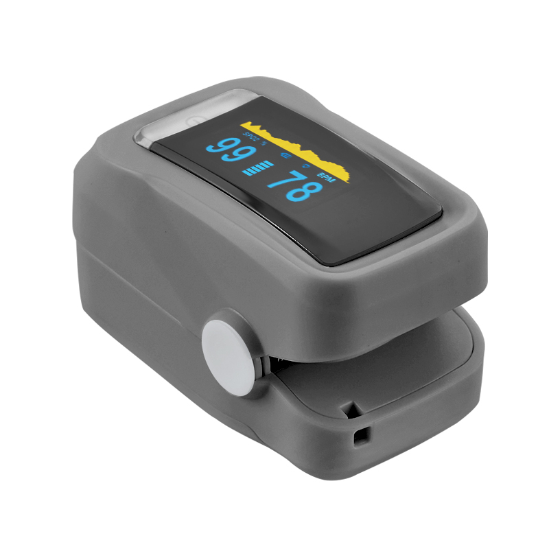 MN-H1 Factory wholesale price Fingertip Pulse Oximeter Blood Oxygen Monitor with Plethysmograph and Perfusion