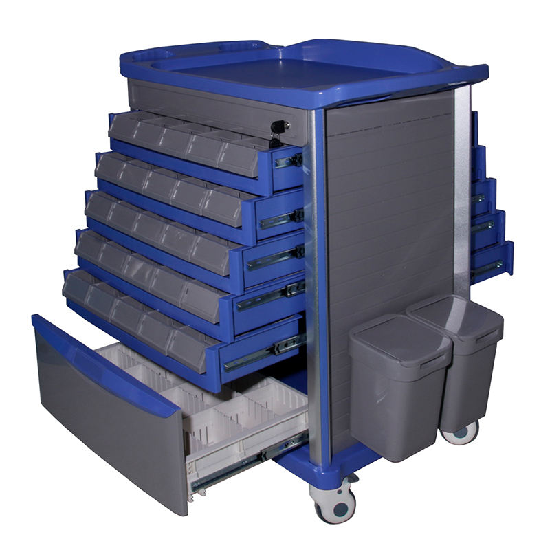 MN-DC003 Cheap Price Medical Medicine Trolley Emergency  Drug Cart