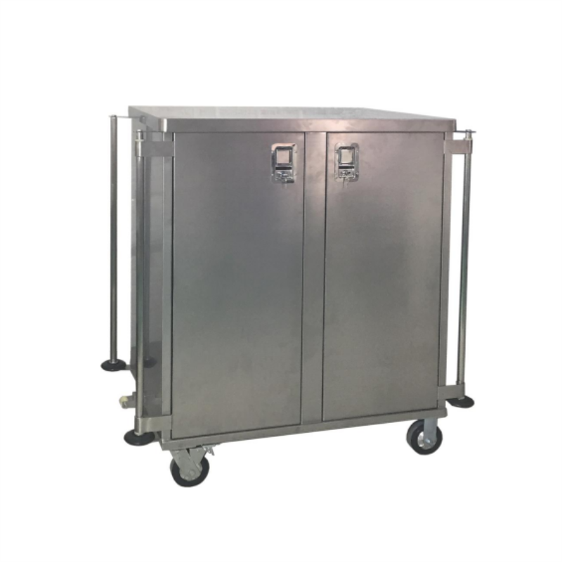 MN-SUS030  Medical Stainless Steel Food Delivery Trolley For Hospital
