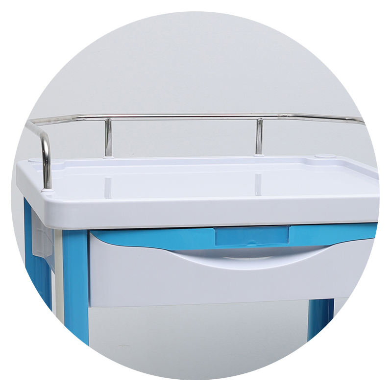 MN--LT006 Hospital Furniture Medical ABS Linen Cart With Dustbin