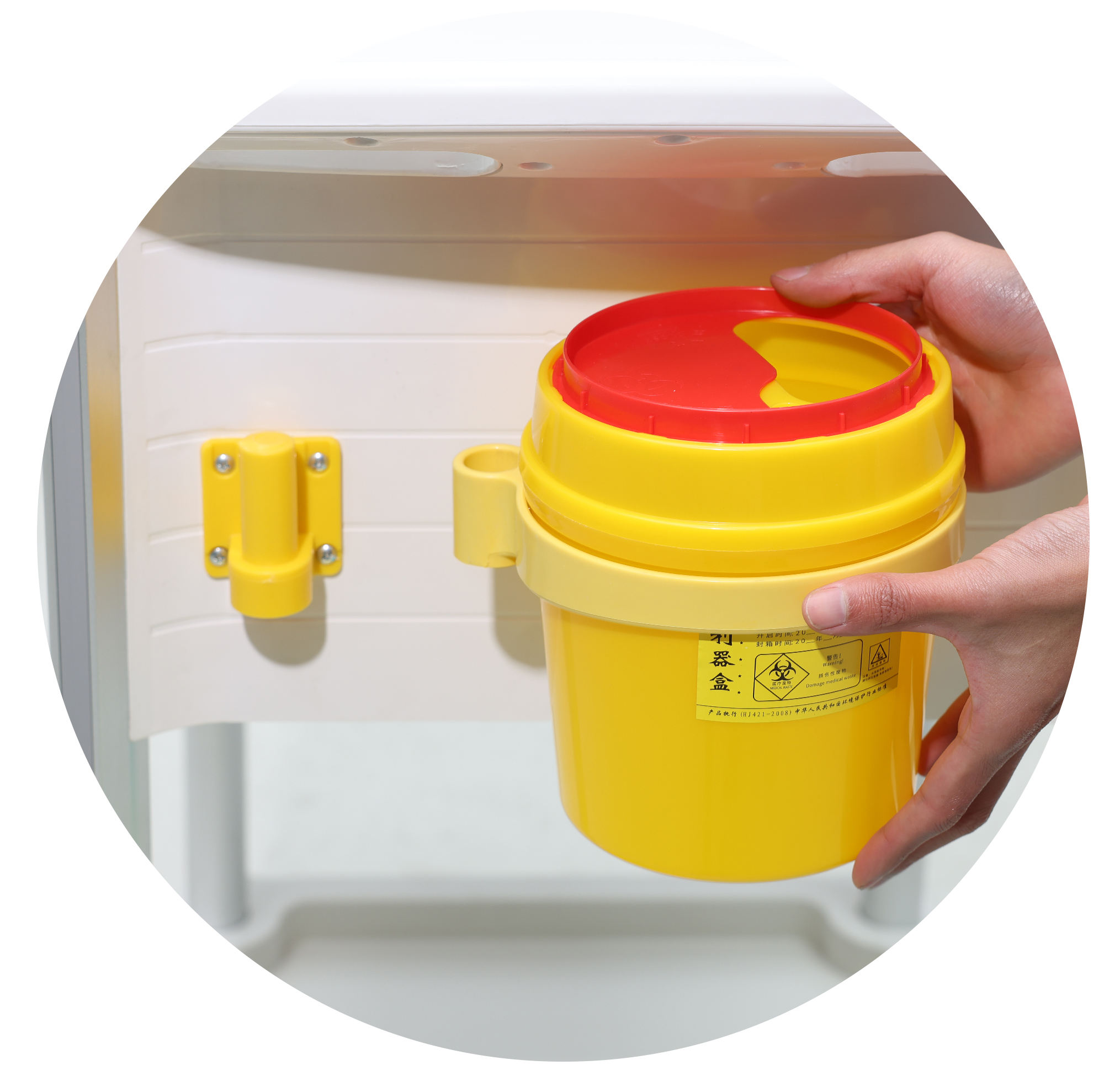 MN-IC004 Wholesale Hospital Medicine Cart with Infusion Hooks