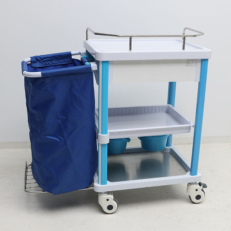 MN--LT005 Hospital Laundry Trolley for Dirty Clothes Medical Trolley Linen Trolley
