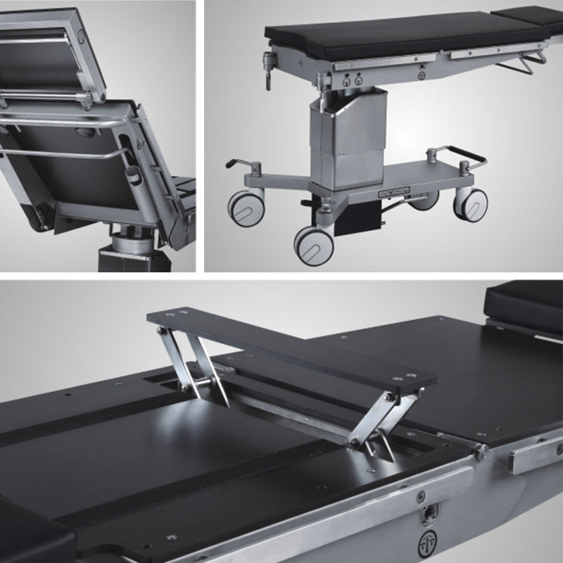 MN-OR011 Good Quality Hydraulic Manual Operating Table Operation Room Equipment Surgical Bed for Hospital with Tente Castors
