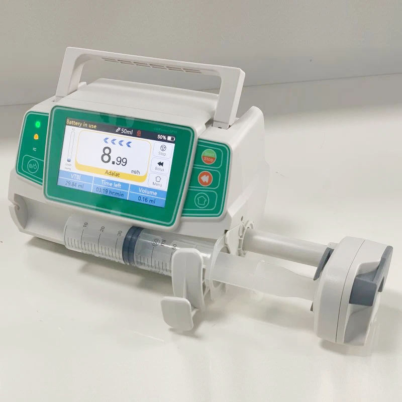 MN-SP001 Hot Sell Automatic System Adjustable Rate Veterinary Syringe Pump Portable Infusion Pump