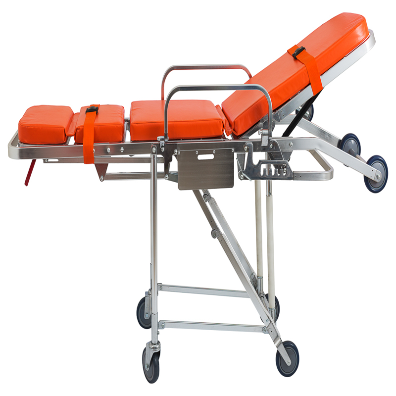 MN-AS009-1  Lightweight Aluminium Folding Stretcher Medical  Hospital Stretcher Bed