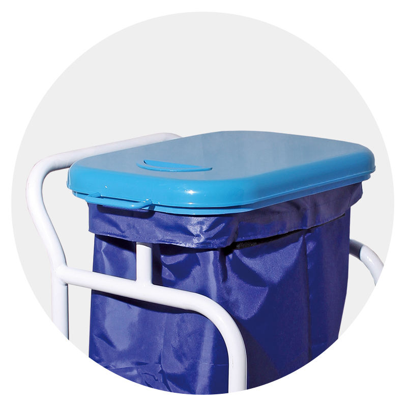 MN-LT001 Hospital ABS Linen Trolley Medical  Trolley Garbage Cart