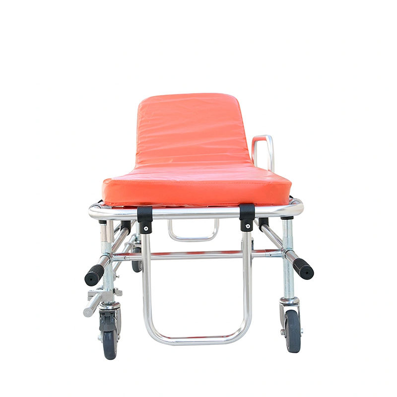 MN-AS007-1  Hospital Equipment Folding First Aid Ambulance Stretcher Transport Patent Trolley