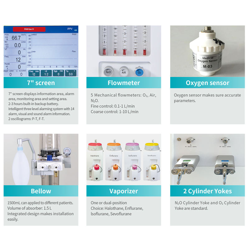 MN-AN002 Best quality  Animal Anesthesia Machine Anesthesia Workstation  Online Technical Support