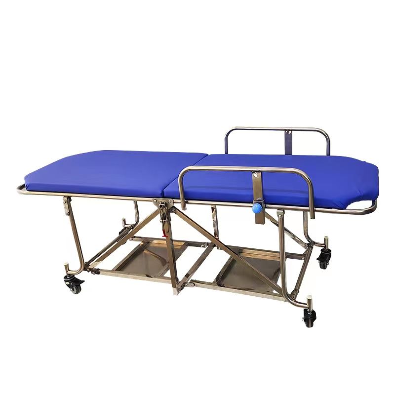 MN-JCC005 Foldable Stainless Steel Stretcher Examination Couch