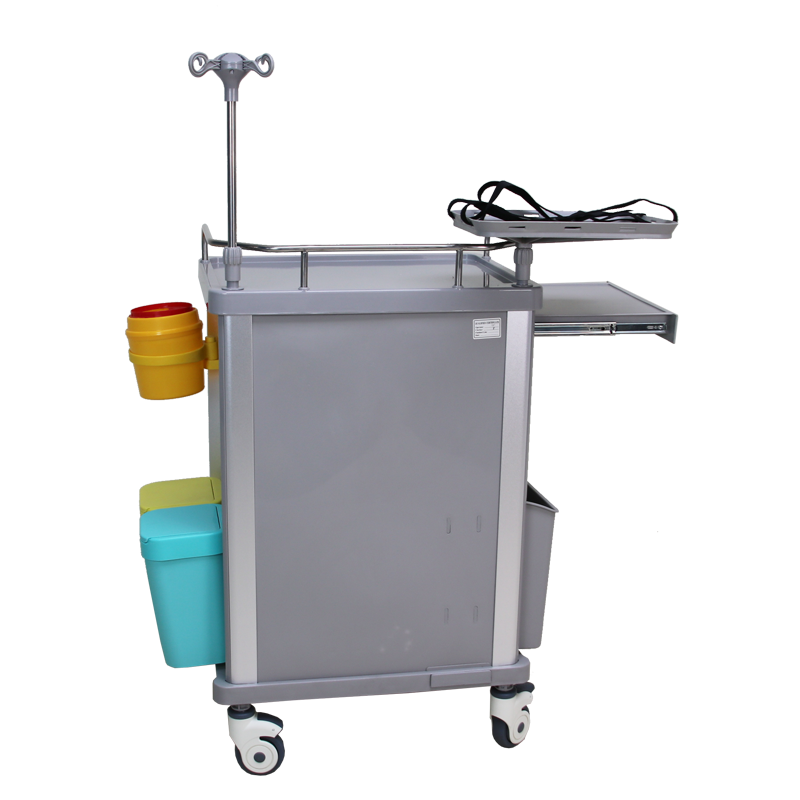 MN-EC009 High Quality Emergency Trolley Instrument Trolley Hospital Medical Trolley