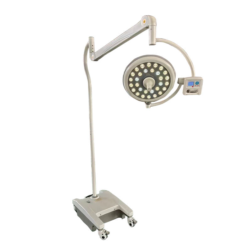 MN-LED50CM Veterinary Clinic Medical Surgical Operating Light Single Head Operation Floor Mounted Optional Battery