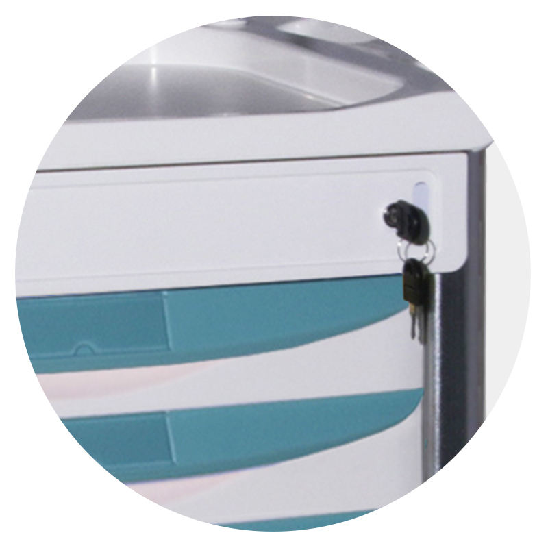 MN-DC005 Hospital Furniture  Medicine Trolley Clinic Use Drug Cart
