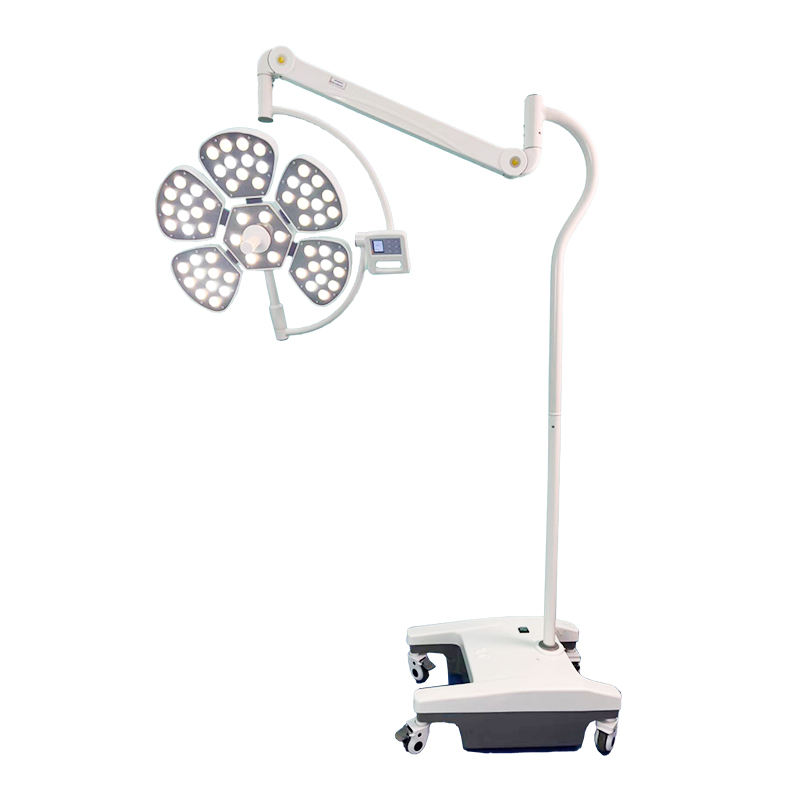 MN-LED5M Mobile Hospital Operating Lamp Hot Sale OT Light Electric Power Source LED Light Metal Material