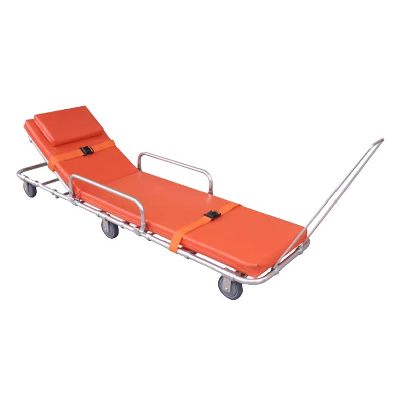 MN-AS006  Manual Ambulance Stretcher Patient Emergency Transfer Trolley With Good Price