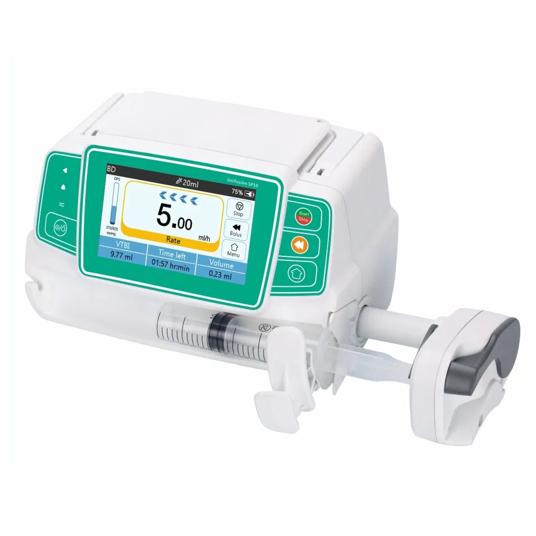 MN-SP001 Hot Sell Automatic System Adjustable Rate Veterinary Syringe Pump Portable Infusion Pump