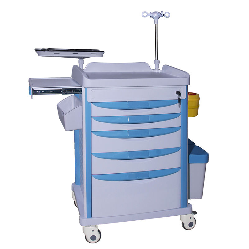 MN-EC008 Hospital Medical Trolley Good Quality  Emergency Trolley