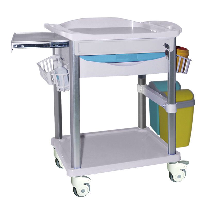 MN-TC005 Medical Emergency Trolley Crash Cart  ABS  Treatment Trolley