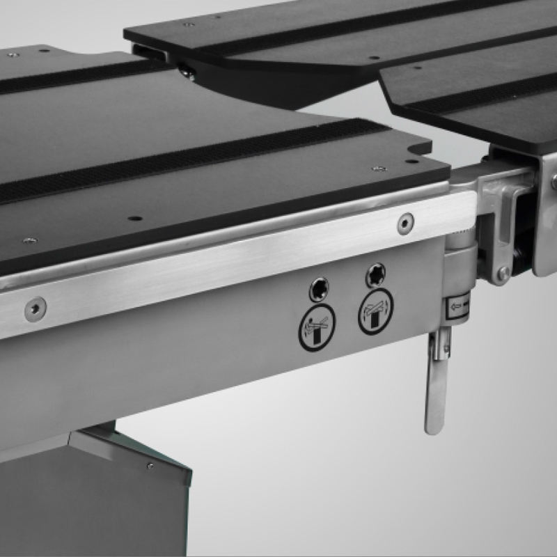 MN-OR011 Good Quality Hydraulic Manual Operating Table Operation Room Equipment Surgical Bed for Hospital with Tente Castors