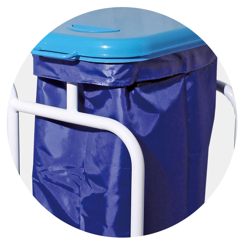 MN-LT001 Hospital ABS Linen Trolley Medical  Trolley Garbage Cart