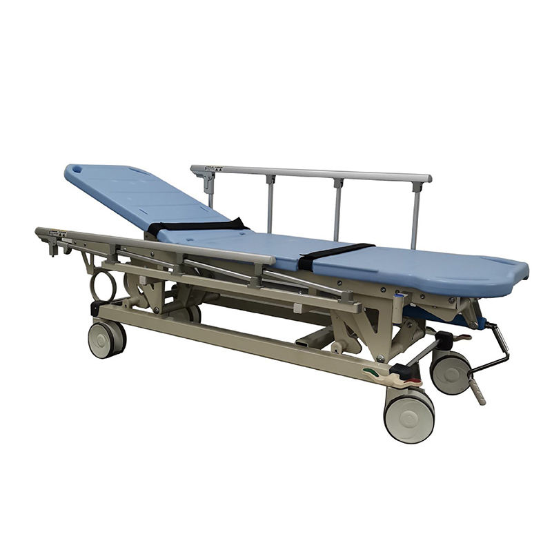 MN-SD006 Hospital Adjustable Trolley Medical Beds, Transfer Cart, Patient Transfer Stretcher