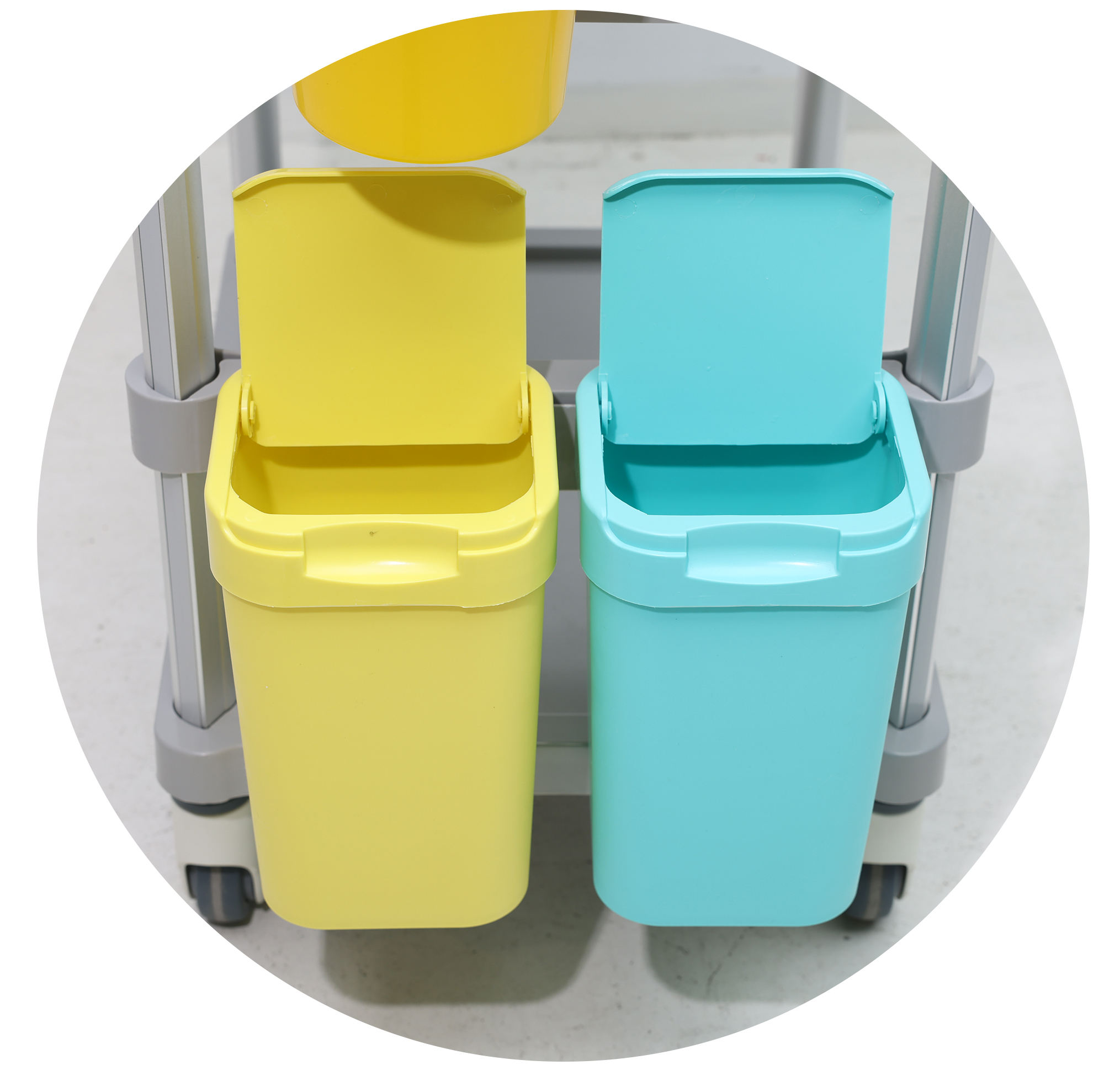 MN-TC003 Good Price Treatment Cart Medical Dressing Trolley