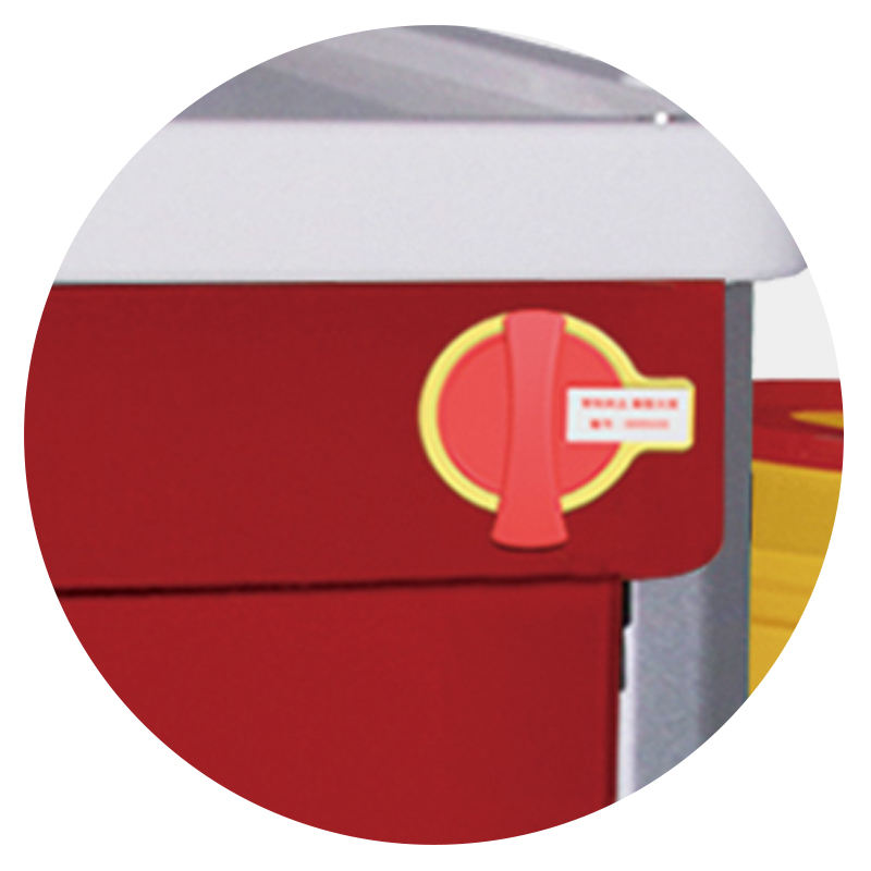 MN-EC007 High Quality ABS Plastic Emergency Trolley Cart With Drawers
