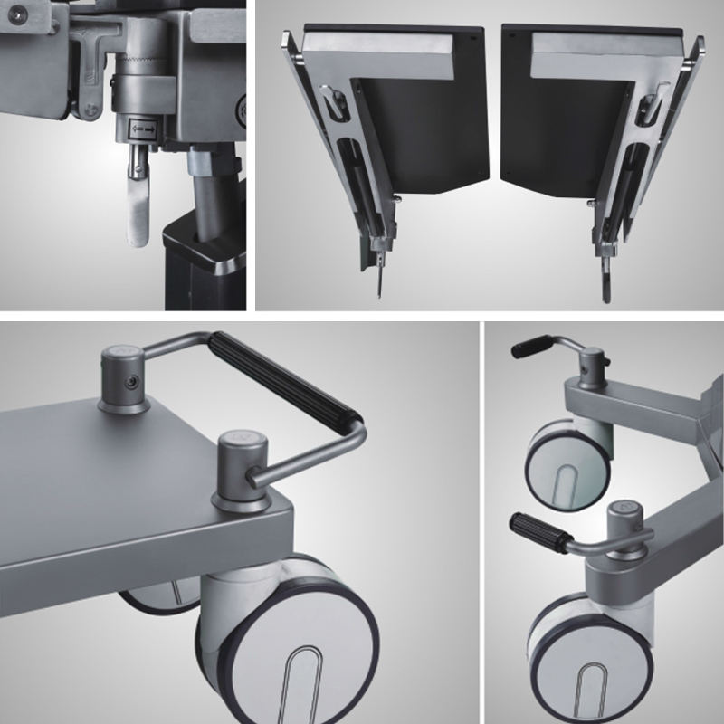 MN-OR011 Good Quality Hydraulic Manual Operating Table Operation Room Equipment Surgical Bed for Hospital with Tente Castors