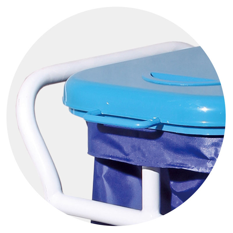 MN-LT001 Hospital ABS Linen Trolley Medical  Trolley Garbage Cart
