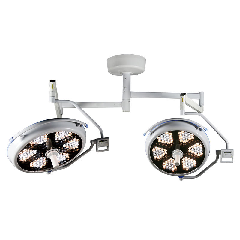 MN-LED7070 Factory Wholesale Ceiling Type Operation Lighting Double Head  Led Shadowless Operating Lamp