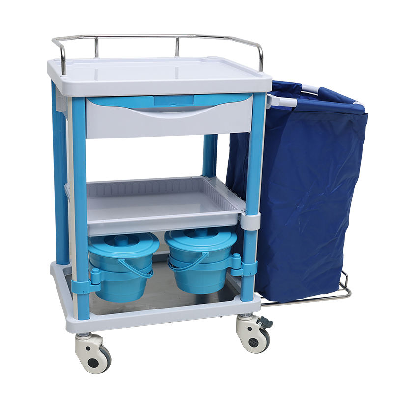 MN--LT005 Hospital Laundry Trolley for Dirty Clothes Medical Trolley Linen Trolley