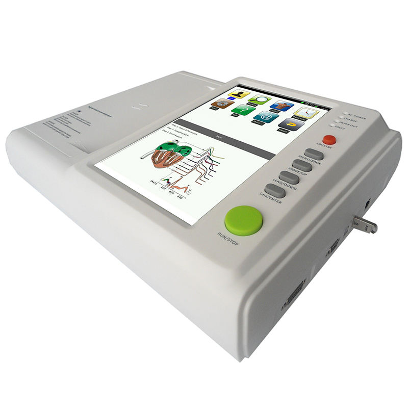 MN-ECG003 	Portable 12 Lead ECG Machine Digital 12 Channel Electrocardiograph Hot Selling For Hospital